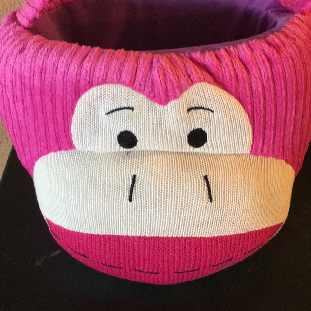 Monkey sock Easter, Halloween Decor Basket NWOT🐵 - Picture 2 of 3